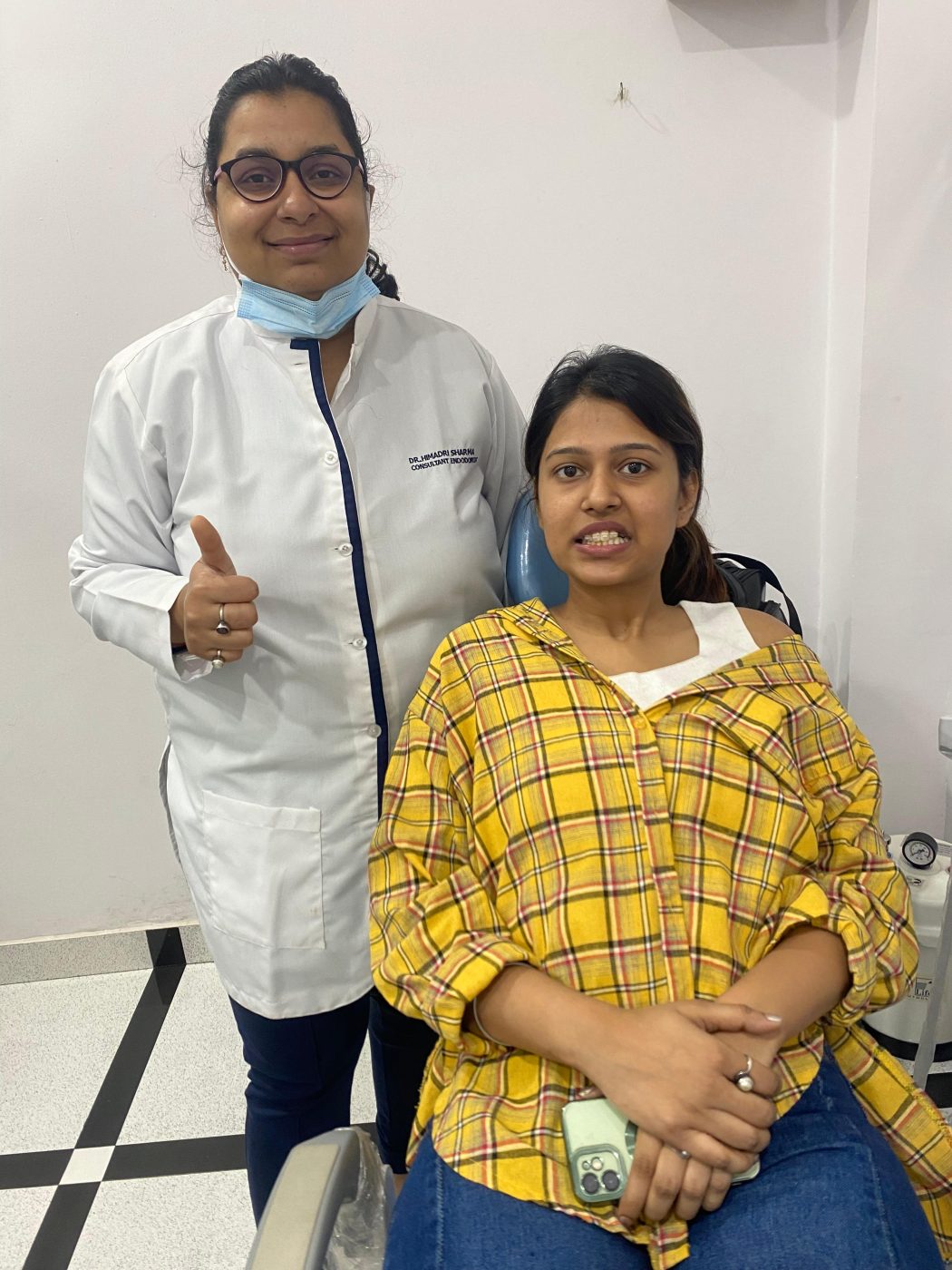 Happy patient
