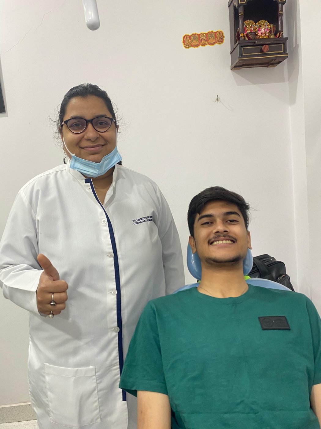 Happy patient