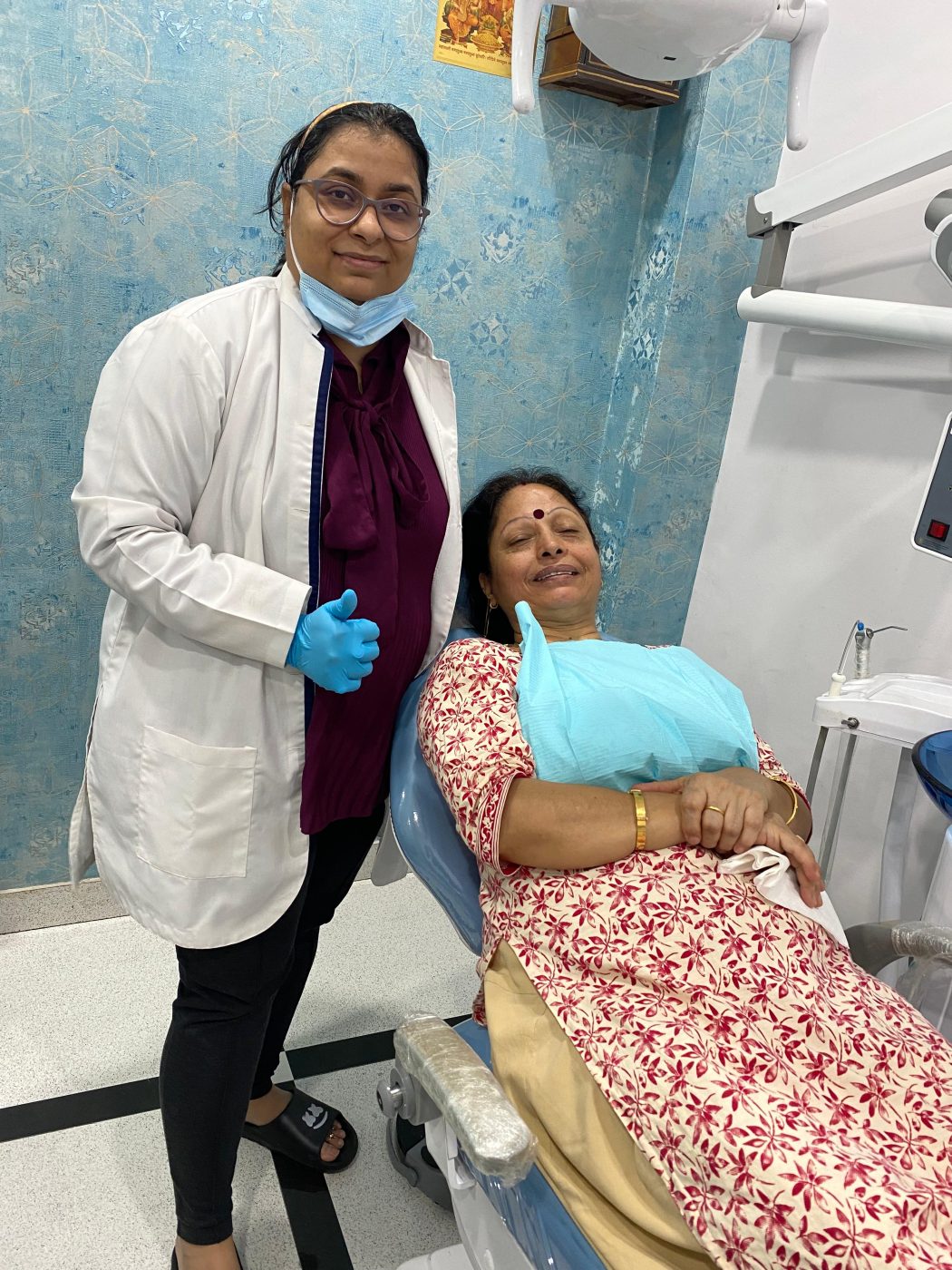 Happy patient
