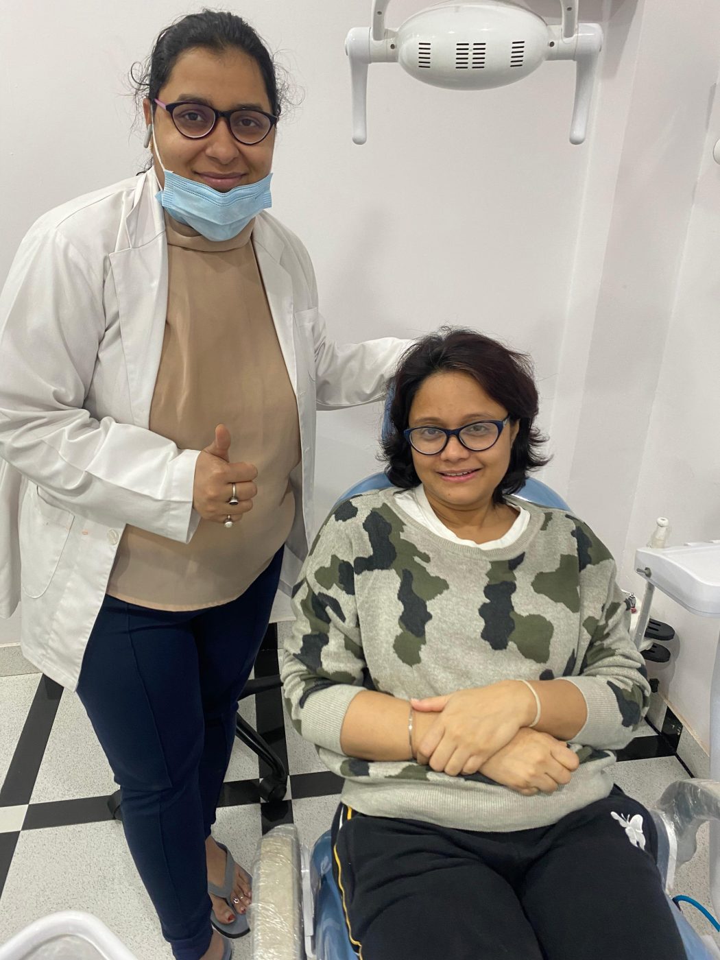 Happy patient